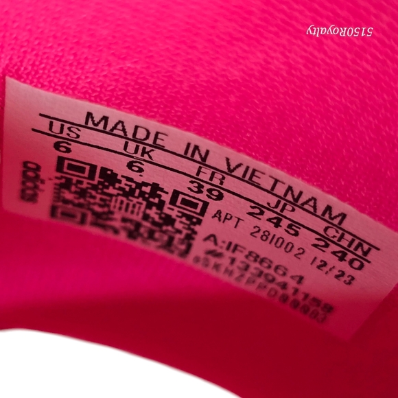 Adidas Adilette ZPLAASH Inflatable Unisex Pink Slides Women Size 7 Men Size 6 - Picture 6 of 8